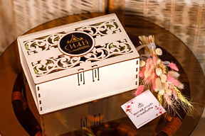 Шкатулка ручной работы "Сиам" (весна, малая)