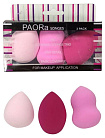 Набор из 3 спонжей PAORA (случайный цвет и форма)