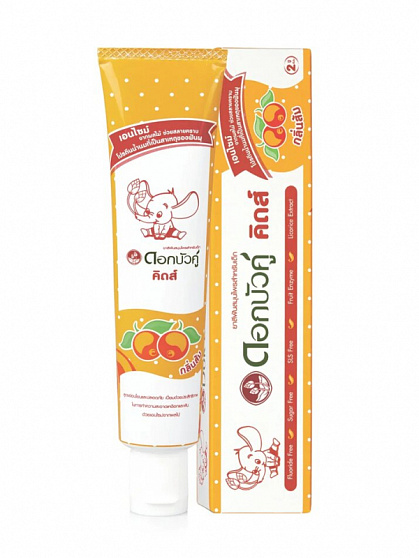 Детская зубная паста «Апельсин и гранат» Twin Lotus, 35 г, тайские зубные пасты