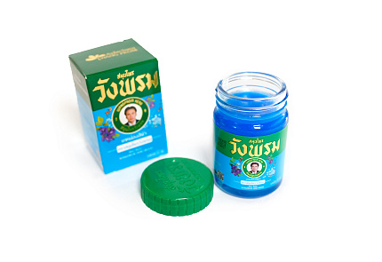 Синий тайский бальзам от варикоза WangProm , 50 г, тайские бальзамы