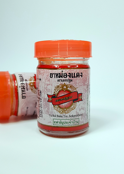 Тайский красный бальзам Ekpathom, 50 г, тайские бальзамы