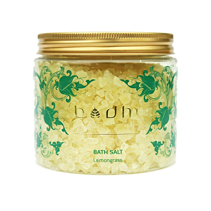 Соль для ванн "Лемонграсс" BODHI, 500г, средства для ванны