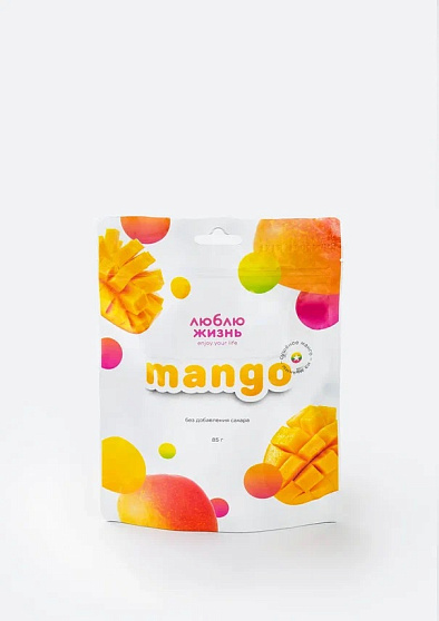 Манго сушеный "Люблю жизнь", 85 г, распродажа %