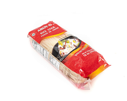 Рисовая лапша Aroy-D, 5 мм, 454 г, тайский рис и лапша