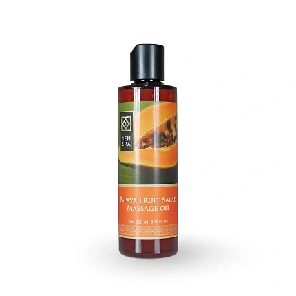Масло массажное ароматическое "Папайя" SenSpa, 250мл, распродажа %